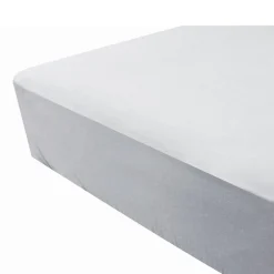 Drap housse imperméable 2 en 1 (60x120 cm - Gris Perle)>Domiva New