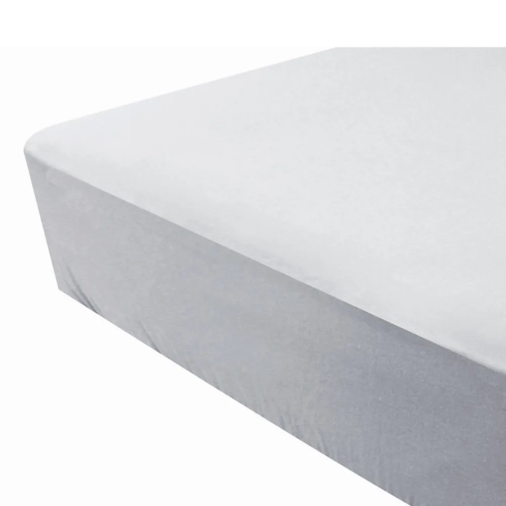 Drap housse imperméable 2 en 1 (60x120 cm - Gris Perle)>Domiva New