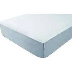 Drap housse imperméable 2 en 1 (60x120 cm - Gris Perle)>Domiva New