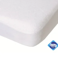 Domiva Drap housse imperméable pour nacelle couffin berceau cododo (50x85 cm - Blanc)* Drap Housse|Drap Housse