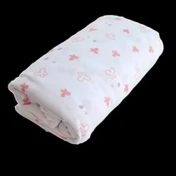 Drap housse imprimé Lapinou (60x120 cm - Rose Clair)>Domiva Hot