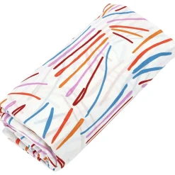 Linnea Drap housse imprimé 140x190 cm coton PERROQUET Salsa Bonnet 40 cm* Drap Housse|Drap Housse