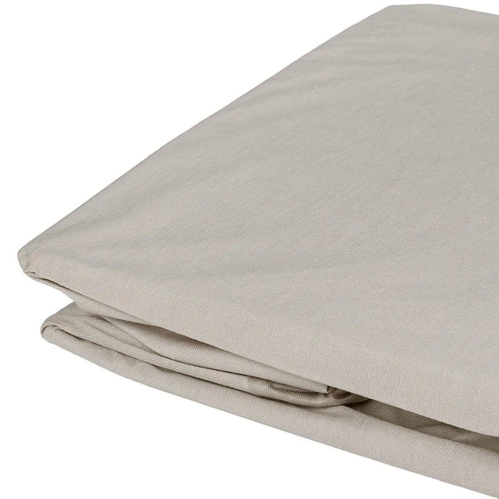 Toison d'Or Drap housse élastiqué en 100% coton peigné (85x195 cm - Gris Galet)* Drap Housse|Drap Housse