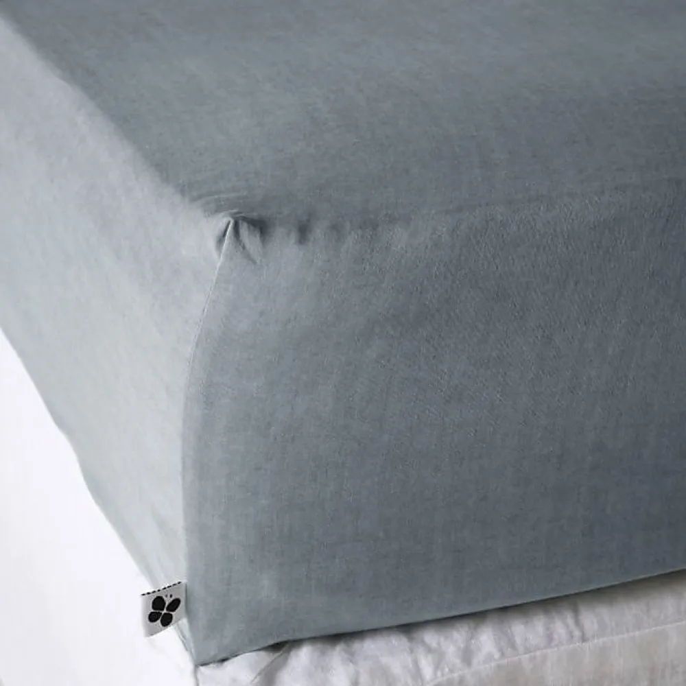 L'Effet Papillon Drap housse "Lysandre" toutes dimensions "Lyocel" - Lysandre Stone - 160 x 200 cm bonnet de 30 cm* Drap Housse|Drap Housse