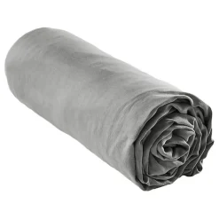 Drap housse "Lysandre" toutes dimensions "Lyocel" - Lysandre Granit - 180 x 200 cm bonnet de 30 cm>L'Effet Papillon Sale