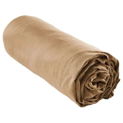 L'Effet Papillon Drap housse "Lysandre" toutes dimensions "Lyocel" - Lysandre Camel - 180 x 200 cm bonnet de 30 cm* Drap Housse|Drap Housse