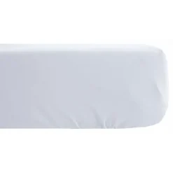 Drap housse Palace pur coton teint lavé 63 fils/cm² - Palace Neige - 140 x 190 cm bonnet de 35 cm>Vent Du Sud Hot