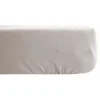 Drap housse Palace pur coton teint lavé 63 fils/cm² - Palace Naturel - 140 x 190 cm bonnet de 35 cm>Vent Du Sud Sale