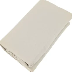 Linnea Drap housse PALACE pur coton lavé 180x200 cm bonnet 35 cm uni beige lin* Drap Housse|Drap Housse