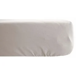 Vent Du Sud Drap housse Palace pur coton teint lavé 63 fils/cm² - Palace Naturel - 180 x 200 cm bonnet de 35 cm* Drap Housse|Drap Housse