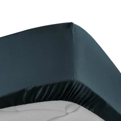 Douceur D'Intérieur Drap Housse Percale Bonnet 30 Cm 200x160cm bleu* Drap Housse|Drap Housse