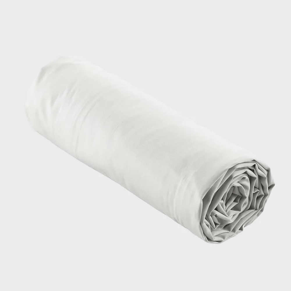 Drap Housse Percale Bonnet 30 Cm 190x140cm Blanc>Douceur D'Intérieur Outlet
