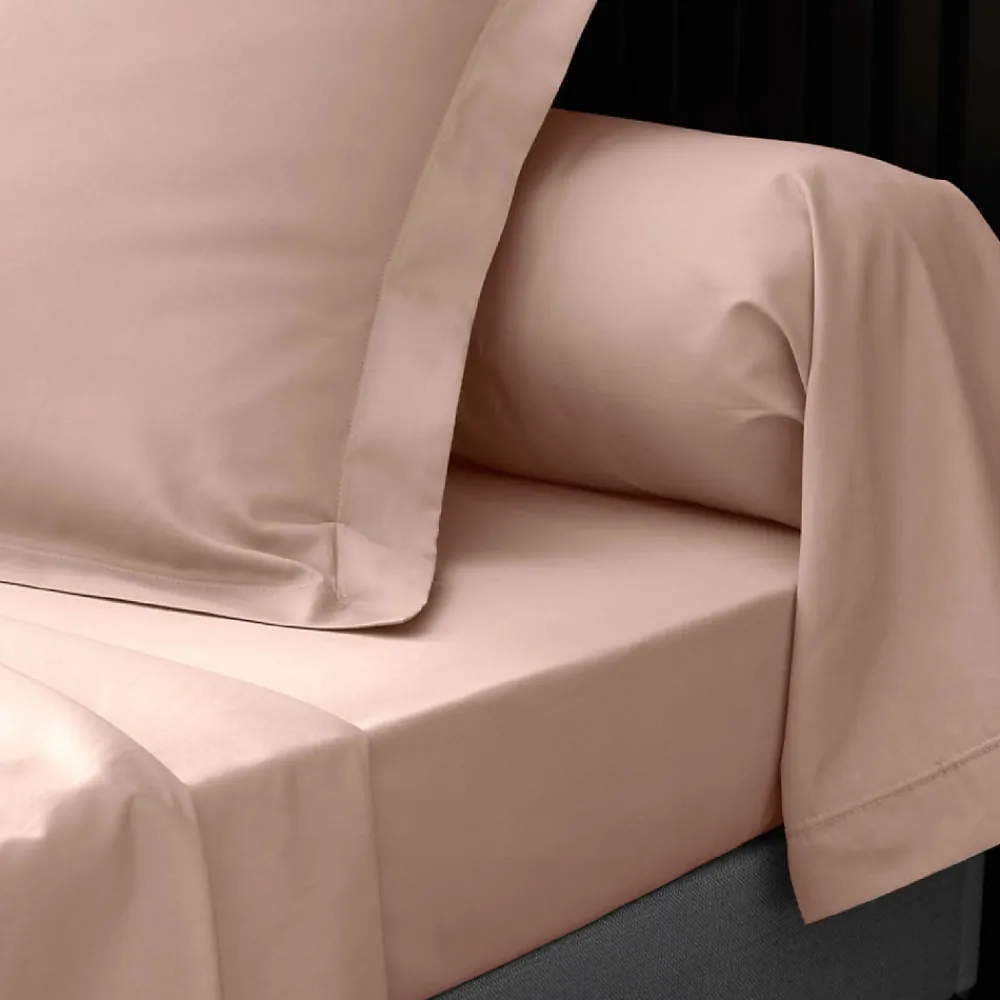 Drap Housse Percale Bonnet 30 Cm 190x140cm Rose>Douceur D'Intérieur Clearance