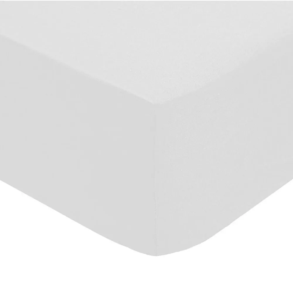 Eden Drap housse percale de coton uni 160 x 200 cm Harmonie blanc* Drap Housse|Drap Housse