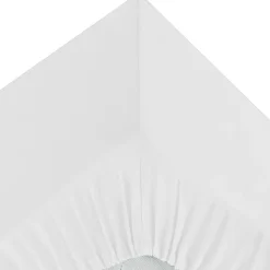 Eden Drap housse percale de coton uni 160 x 200 cm Harmonie blanc* Drap Housse|Drap Housse