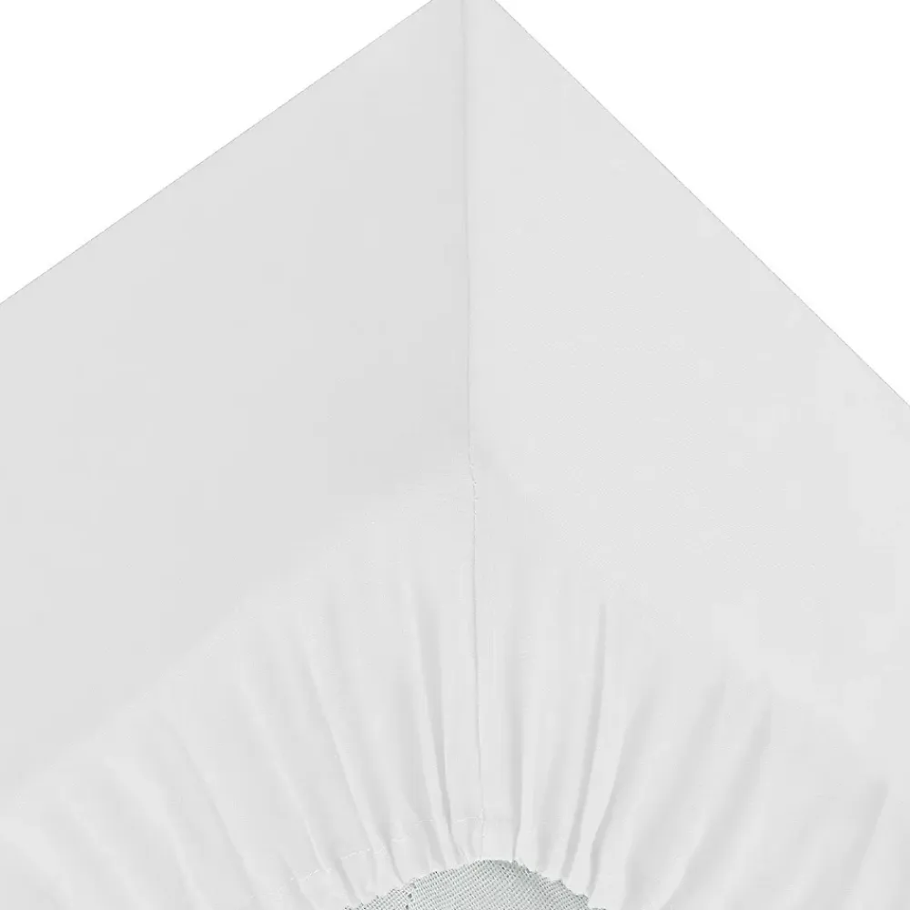 Eden Drap housse percale de coton uni 160 x 200 cm Harmonie blanc* Drap Housse|Drap Housse