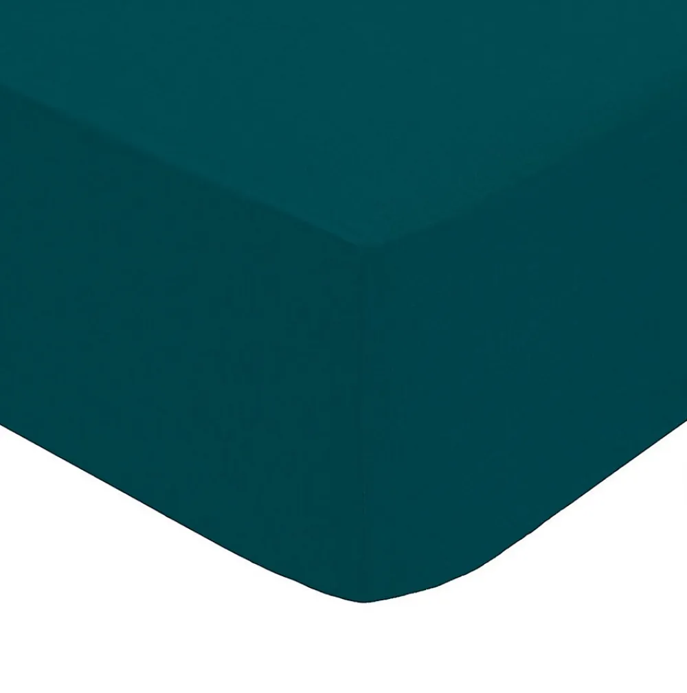 Drap housse percale de coton uni Harmonie>Eden Clearance