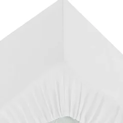 Drap housse percale de coton uni Harmonie><noscript><img width=