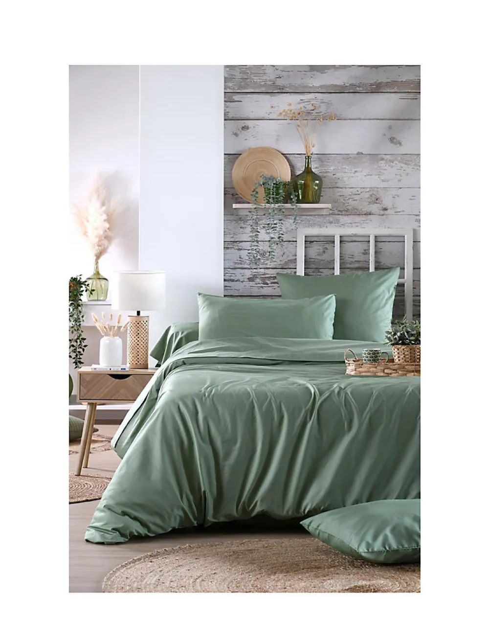 Drap housse percale en coton Nuage>Eden Online