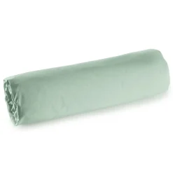 Drap housse percale "Julian" avec bonnet 35 cm toutes dimensions - Julian Céladon - 90 x 190 cm bonnet de 35 cm>Coton Pur