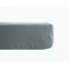 Drap housse percale pur coton peigné longues fibres 80 fils/cm² avec bonnet de 35 cm - Lichen - 80 x 200 cm bonnet de>Vent Du Sud New