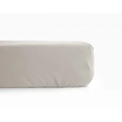 Vent Du Sud Drap housse percale pur coton peigné longues fibres 80 fils/cm² avec bonnet de 35 cm - Naturel - 140 x 190 cm bonnet d* Drap Housse|Drap Housse