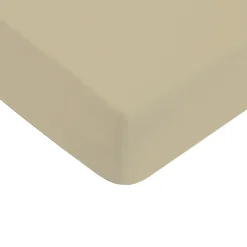 Drap housse uni en coton 57 fils 180x200cm>Future Home Clearance
