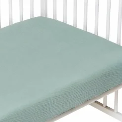 Sevira Kids Drap housse uni en gaze de coton* Drap Housse|Drap Housse