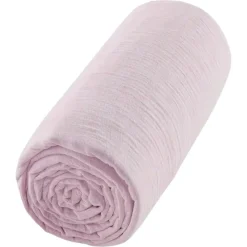 Drap housse uni en gaze de coton>Sevira Kids Discount