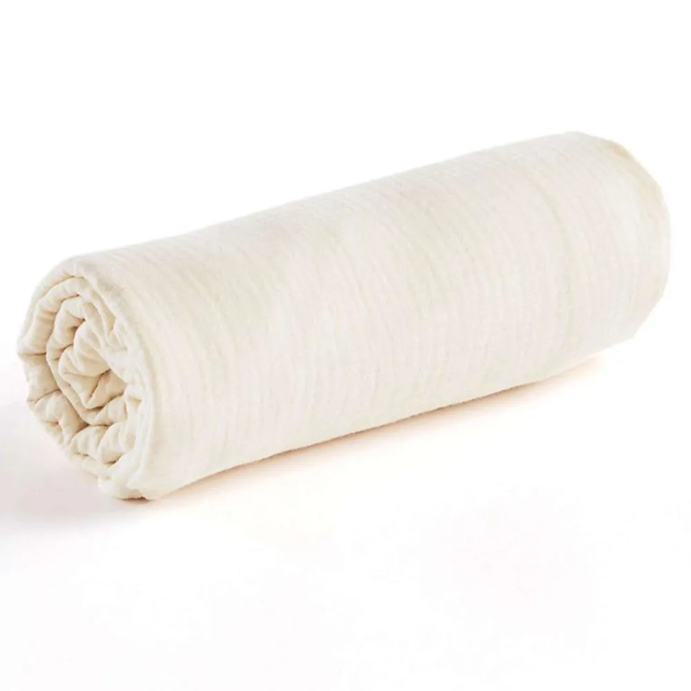Drap housse uni en gaze de coton>Sevira Kids Online