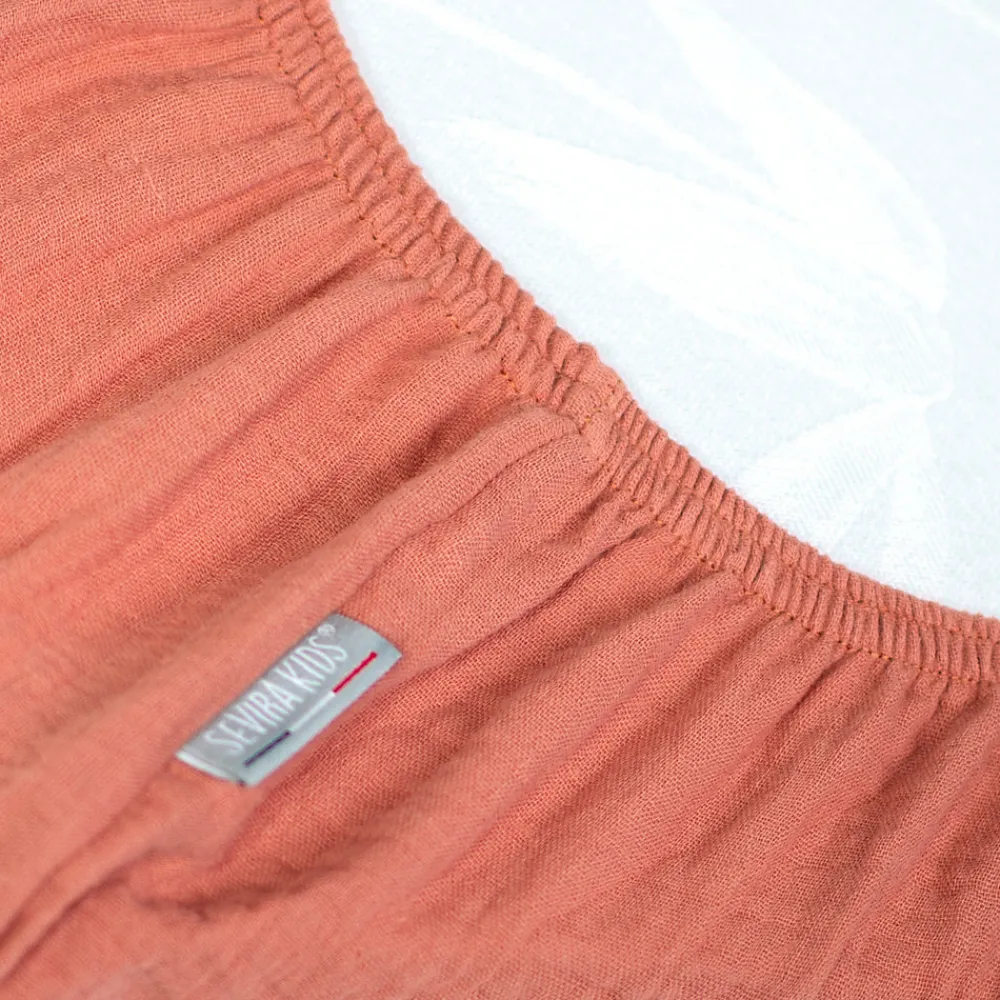 Drap housse uni en gaze de coton>Sevira Kids Best
