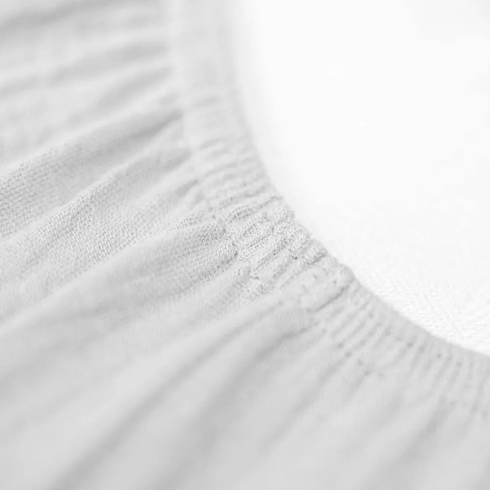Drap housse uni en gaze de coton>Sevira Kids Online