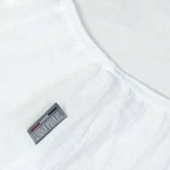 Drap housse uni en gaze de coton><noscript><img width=