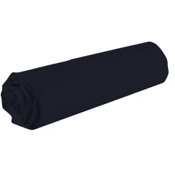 Drap housse 90x190 + 28 cm 100% Coton 57 fils Noir>Housse De Rêve Hot