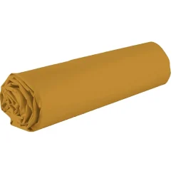 Housse De Rêve Drap housse 160x200 +35 cm 100% coton 57 fils safran* Drap Housse|Drap Housse