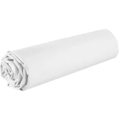 Housse De Rêve Drap housse 140x190 +35 cm Coton 57 fils Blanc* Drap Housse|Drap Housse