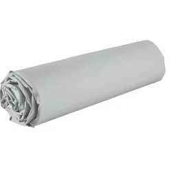 Drap housse 140x190 +35 cm Coton 57 fils Silver>Housse De Rêve Outlet