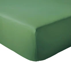 Linnea Drap housse 120x190 cm bonnet 30 coton ÉVASION Vert fougère* Drap Housse|Drap Housse