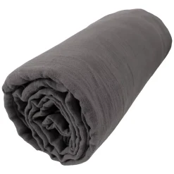 Housse De Rêve Drap housse 90x190 cm en Gaze de coton Granit* Drap Housse|Drap Housse