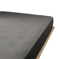 Drap housse 140x190 cm en Gaze de coton Granit>Housse De Rêve Best