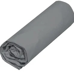 Linnea Drap housse 90x190 cm polyester microfibre LAGO gris anthracite bonnet 28 cm* Drap Housse|Drap Housse