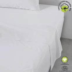 Drap plat 57 fils - 100% coton biologique>Today Sale