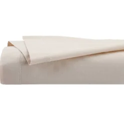 Drap plat - percale - beige lin - 240x290 cm - Atmosphera><noscript><img width=
