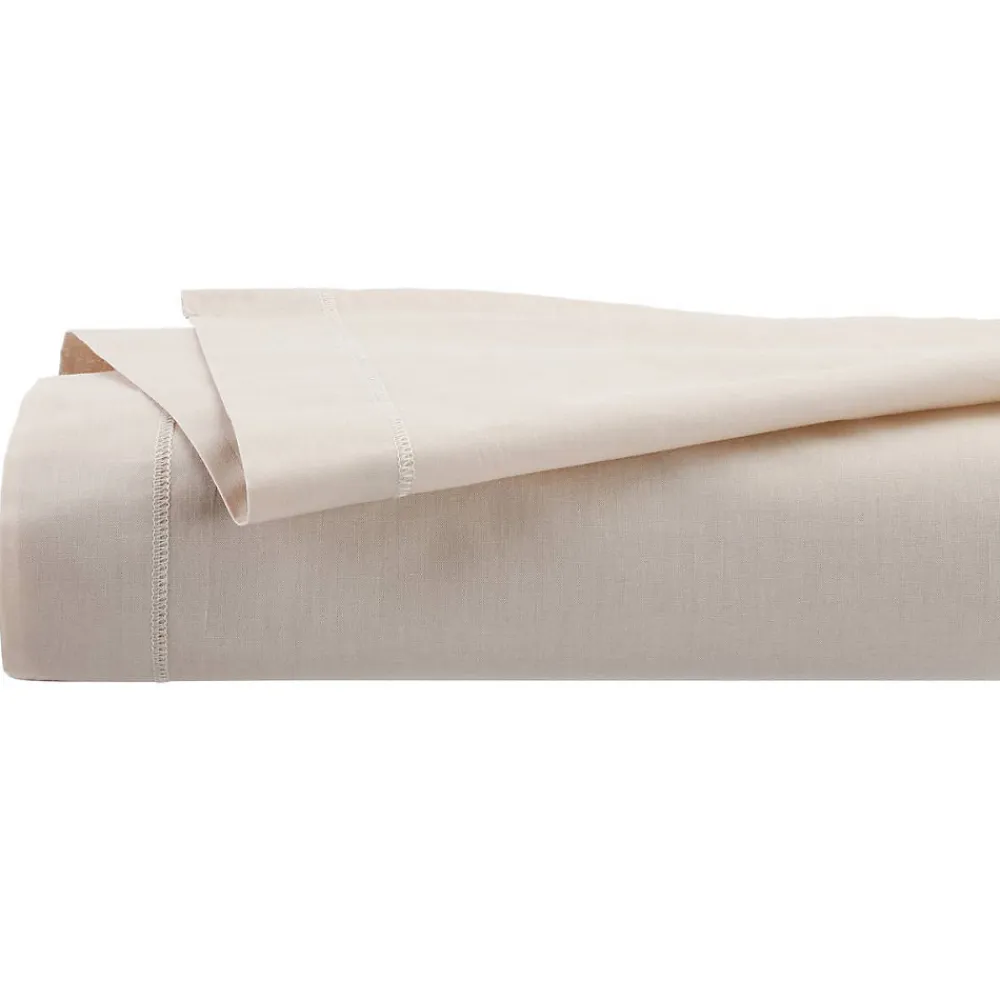 Drap plat - percale - beige lin - 240x290 cm - Atmosphera>Atmosphera Créateur D'Intérieur Clearance