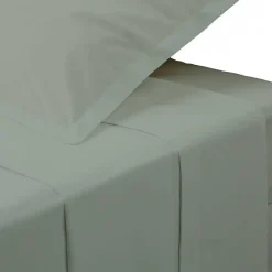 Atmosphera Créateur D'Intérieur Drap plat - percale - vert - 180x290 cm - Atmosphera* Drap Plat