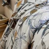 Tradilinge Drap plat aux fleurs exubérantes (180x290 cm - Blanc)* Drap Plat