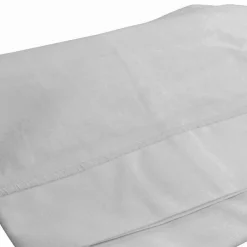 Drap plat avec point bourdon (120x180 cm - Gris Perle)>Domiva Online