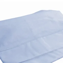 Domiva Drap plat avec point bourdon (120x180 cm - Bleu ciel)* Drap Plat