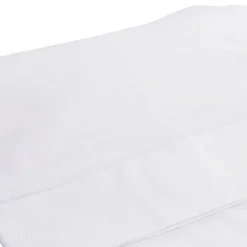 Domiva Drap plat avec point bourdon (80x110 cm - Blanc)* Drap Plat