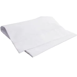 Domiva Drap plat avec point bourdon (120x180 cm - Blanc)* Drap Plat